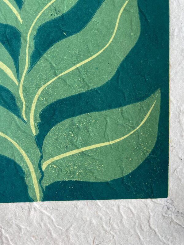 Botanical Blockprint Mullein Botanical Blockprint Mullein