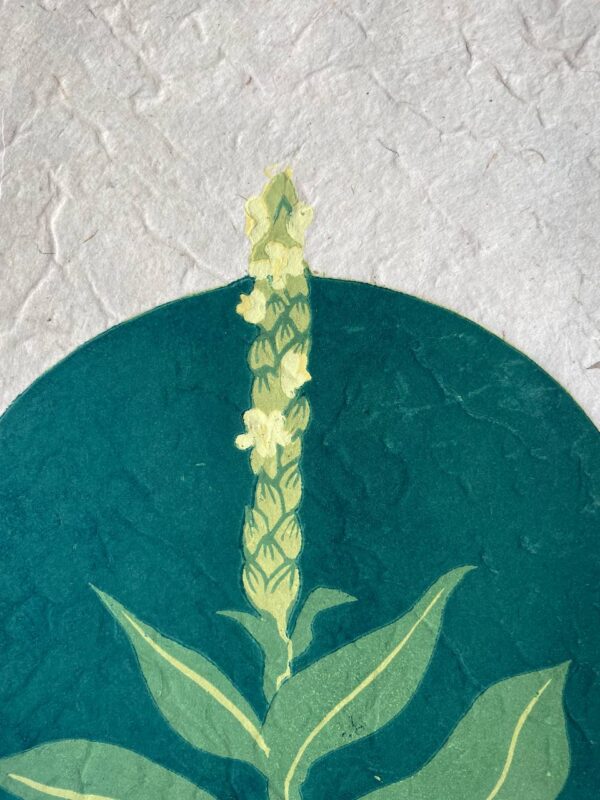 Botanical Blockprint Mullein Botanical Blockprint Mullein